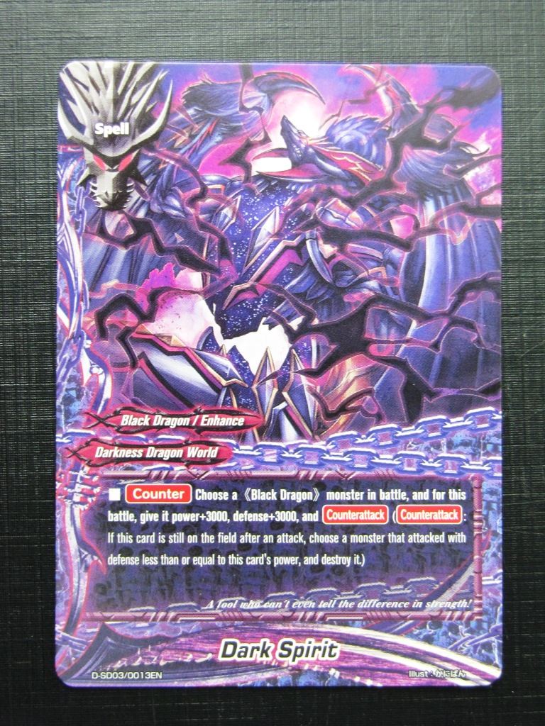 Buddyfight Cards: DARK SPIRIT D-SD03 # 18E90