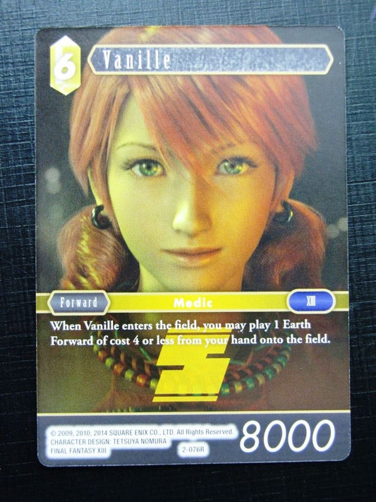 Final Fantasy Cards: VANILLE 2-076R # 27G70