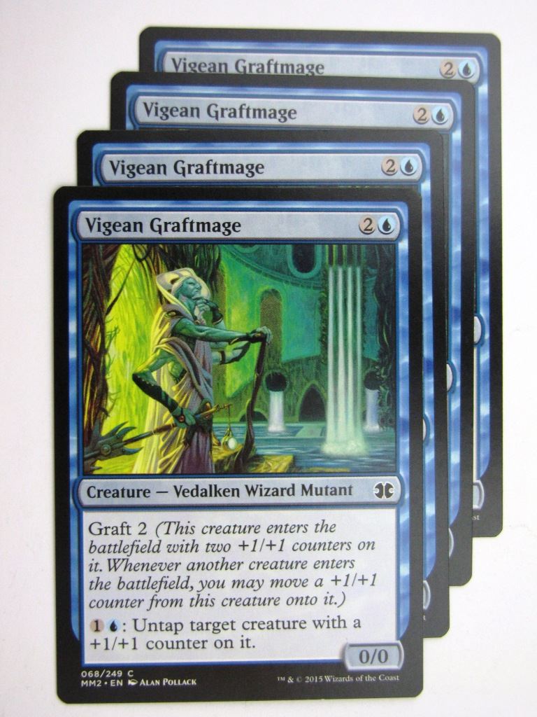 MTG MODERN MASTERS TWO: VIGEAN GRAFTMAGE x4 # 28B53