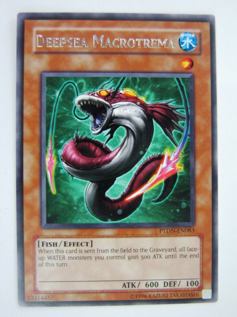 Yugioh Cards: DEEPSEA MACROTREMA PTDN RARE # 4B61