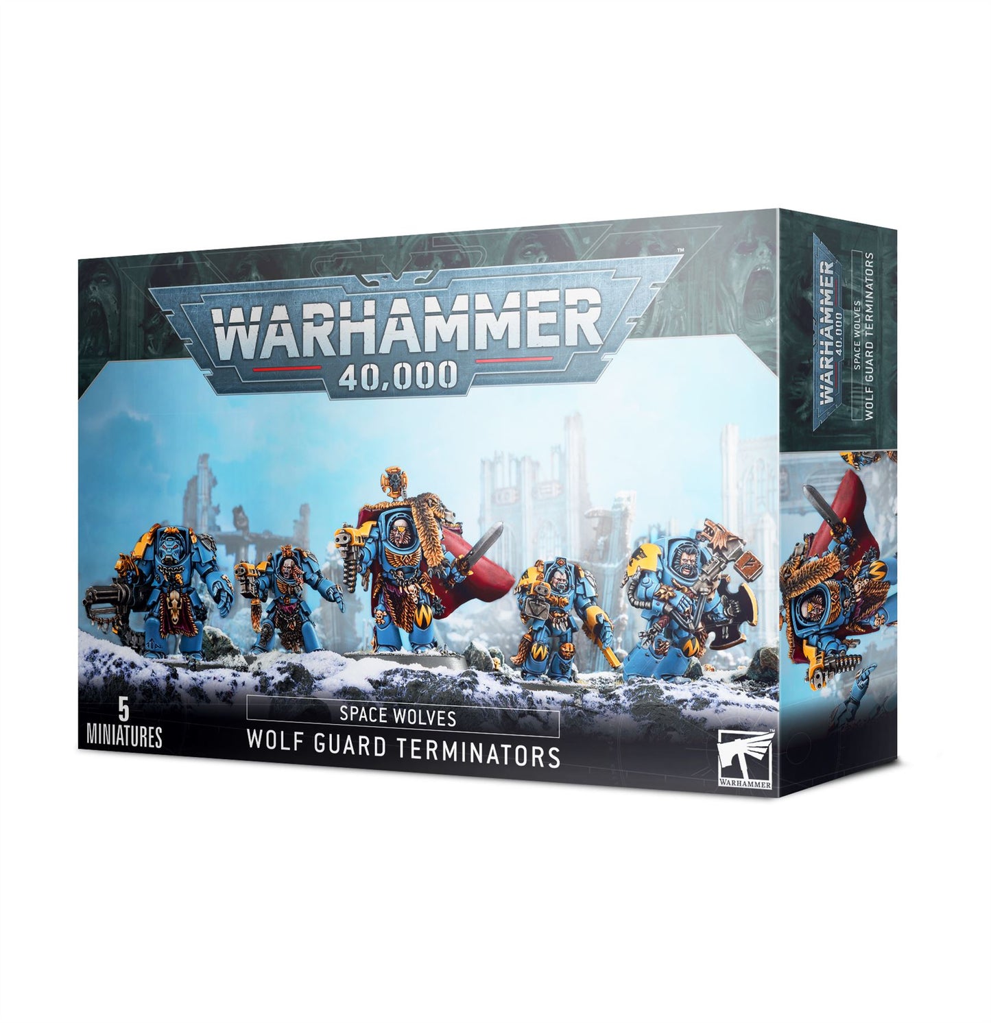 Wolf Guard Terminators - Space Wolves - Warhammer 40K #1U6