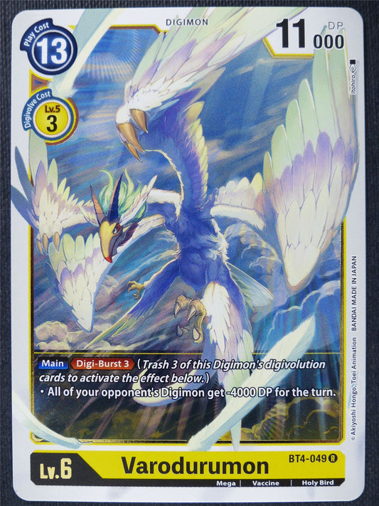 Varodurumon BT4-049 R - Digimon Cards #115