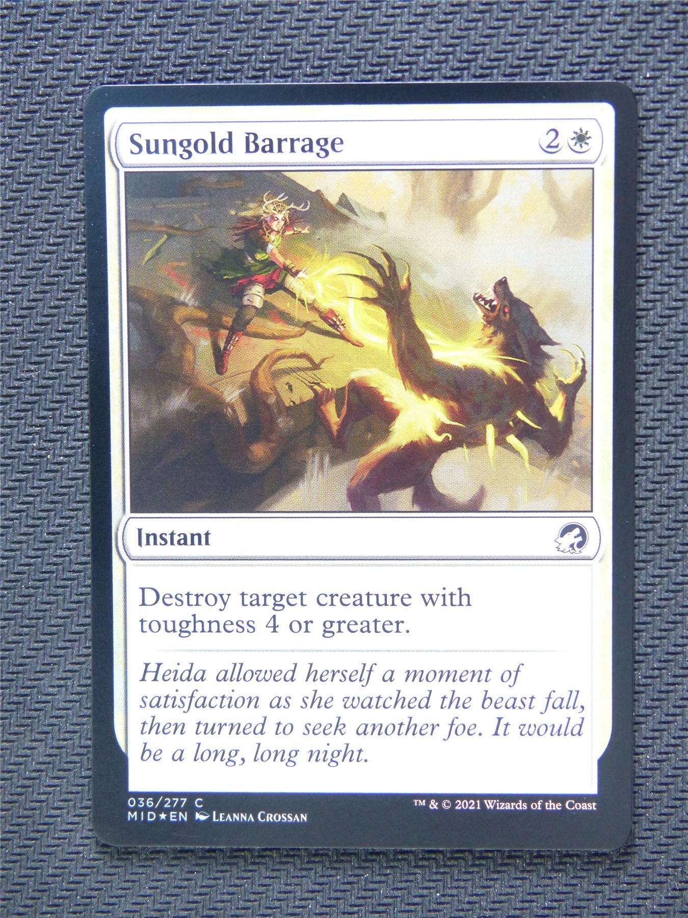 Sungold Barrage Foil - Innistrad - Mtg Card #3Q7