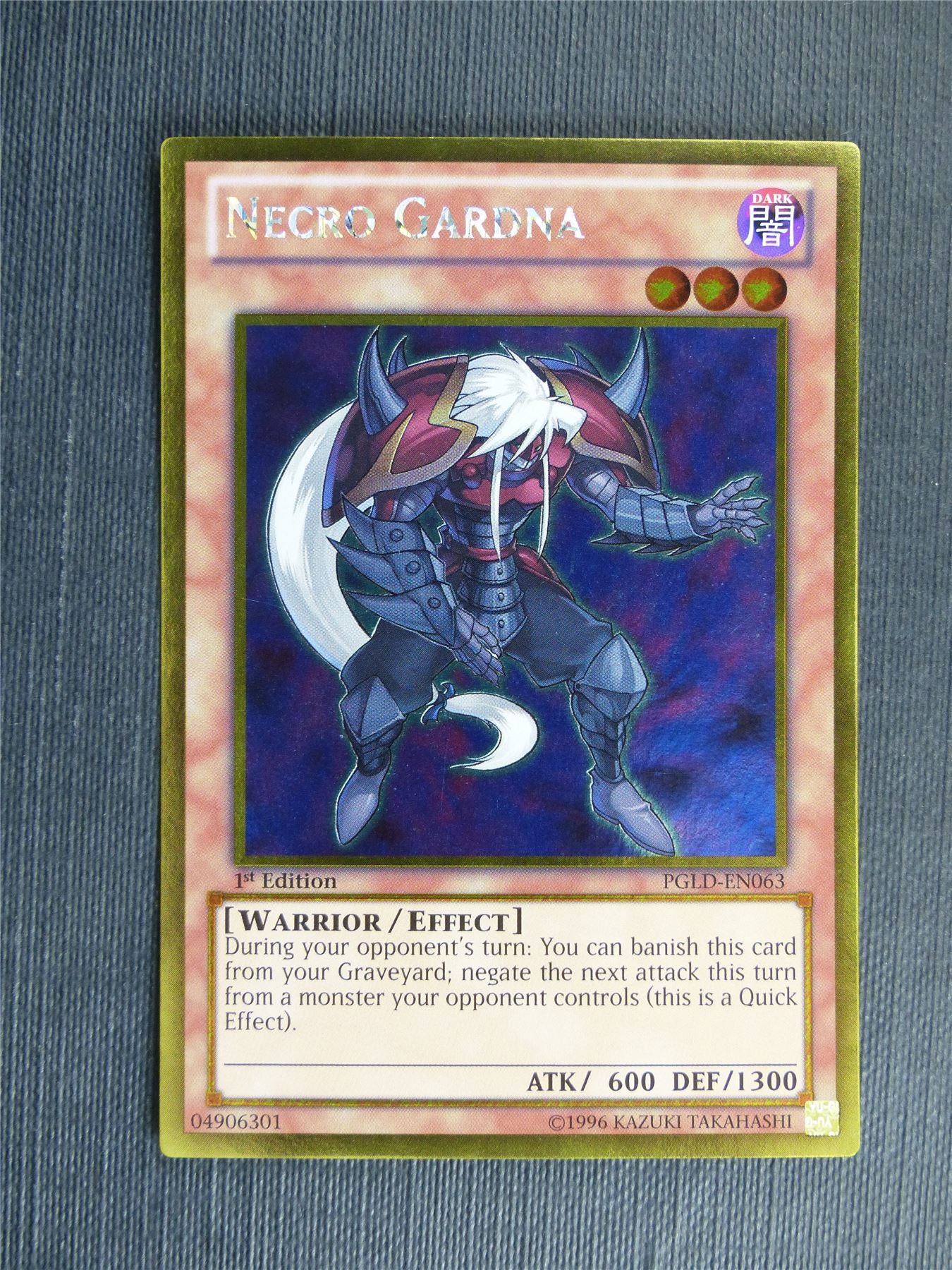 yugioh necro cards Necro Gardna PGLD Gold Rare - 1st ed