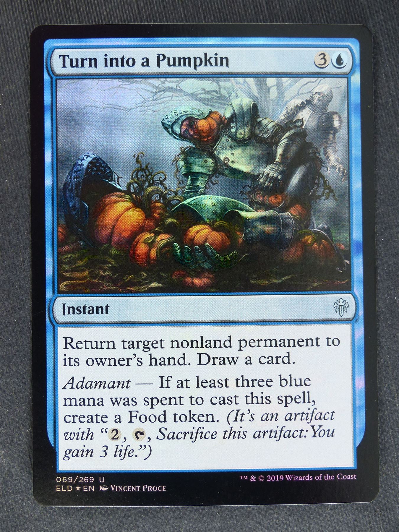 Turn Into a Pumpkin Foil - Mtg Mgic Cards #T5 Turn Into a Pumpkin Foil - Mtg Mgic Cards #T5
