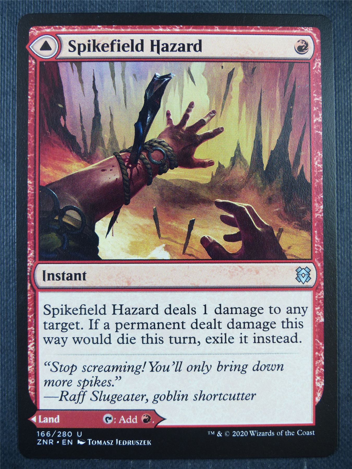 Spikefield Hazard - Mtg Card #8UA