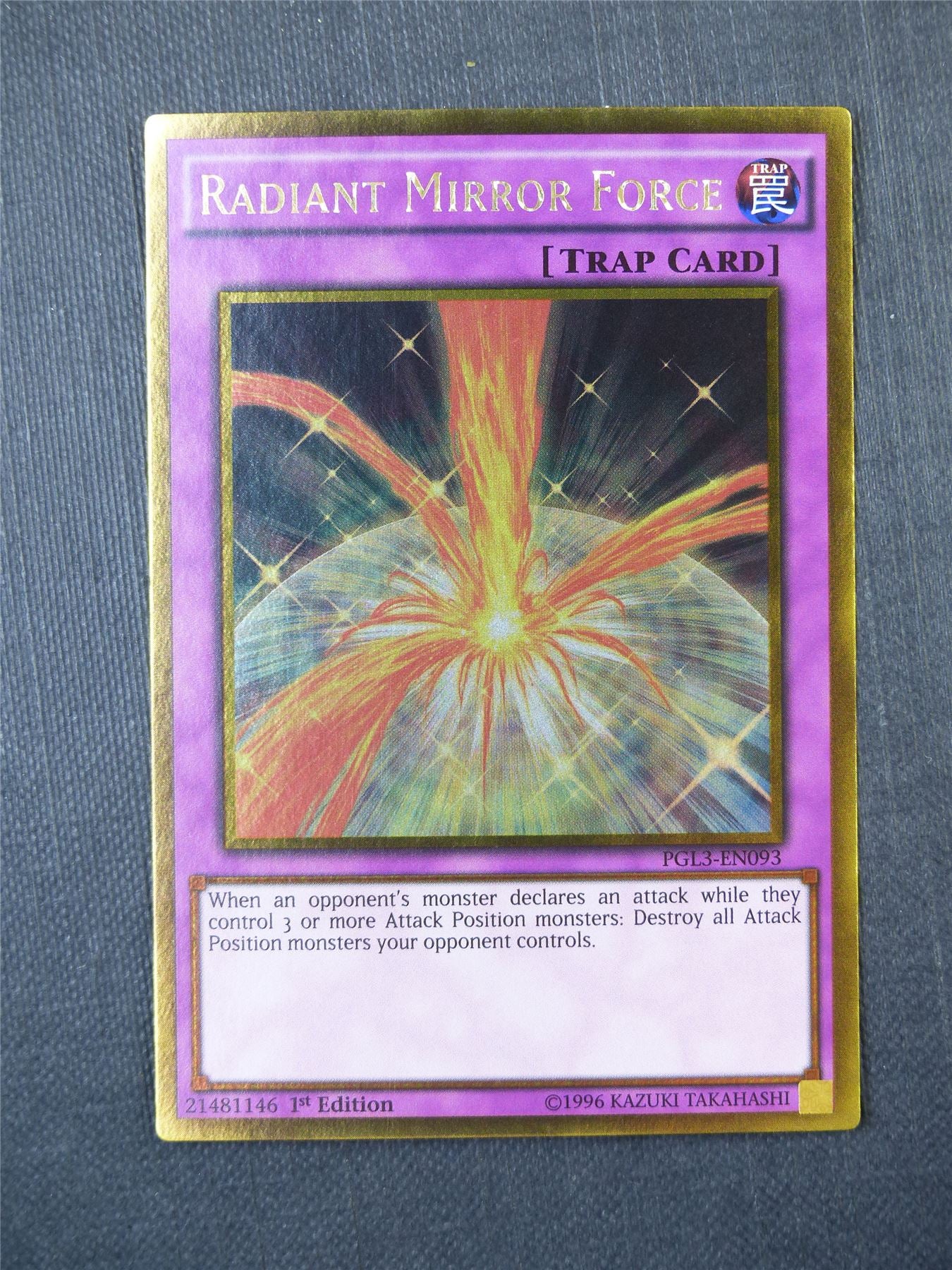 Radiant Mirror Force - Yugioh Card #9K8 Archeron Radiant Mirror Force - Yugioh Card #9K8 Archeron