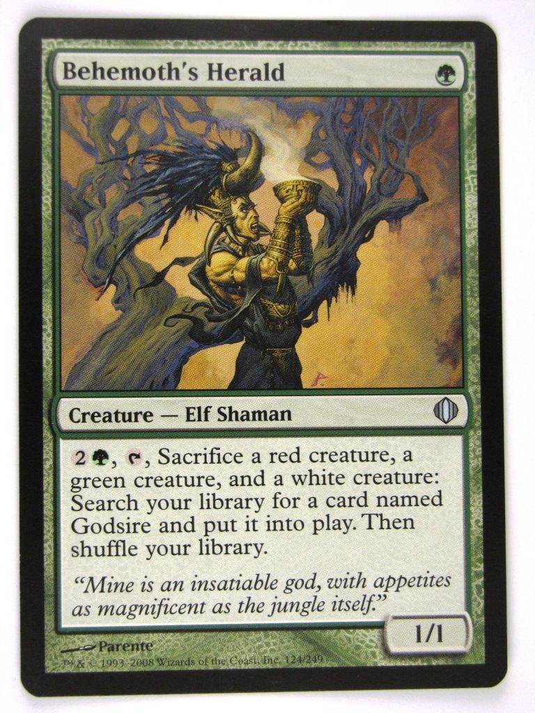 MTG Magic: The Gathering Cards: BEHEMOTH'S HERALD: ALA