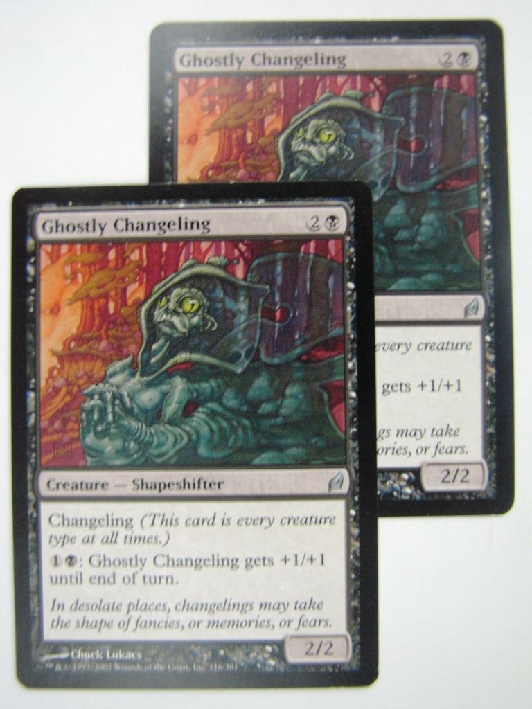 MTG Magic Cards: GHOSTLY CHANGELING x2 # 8E54