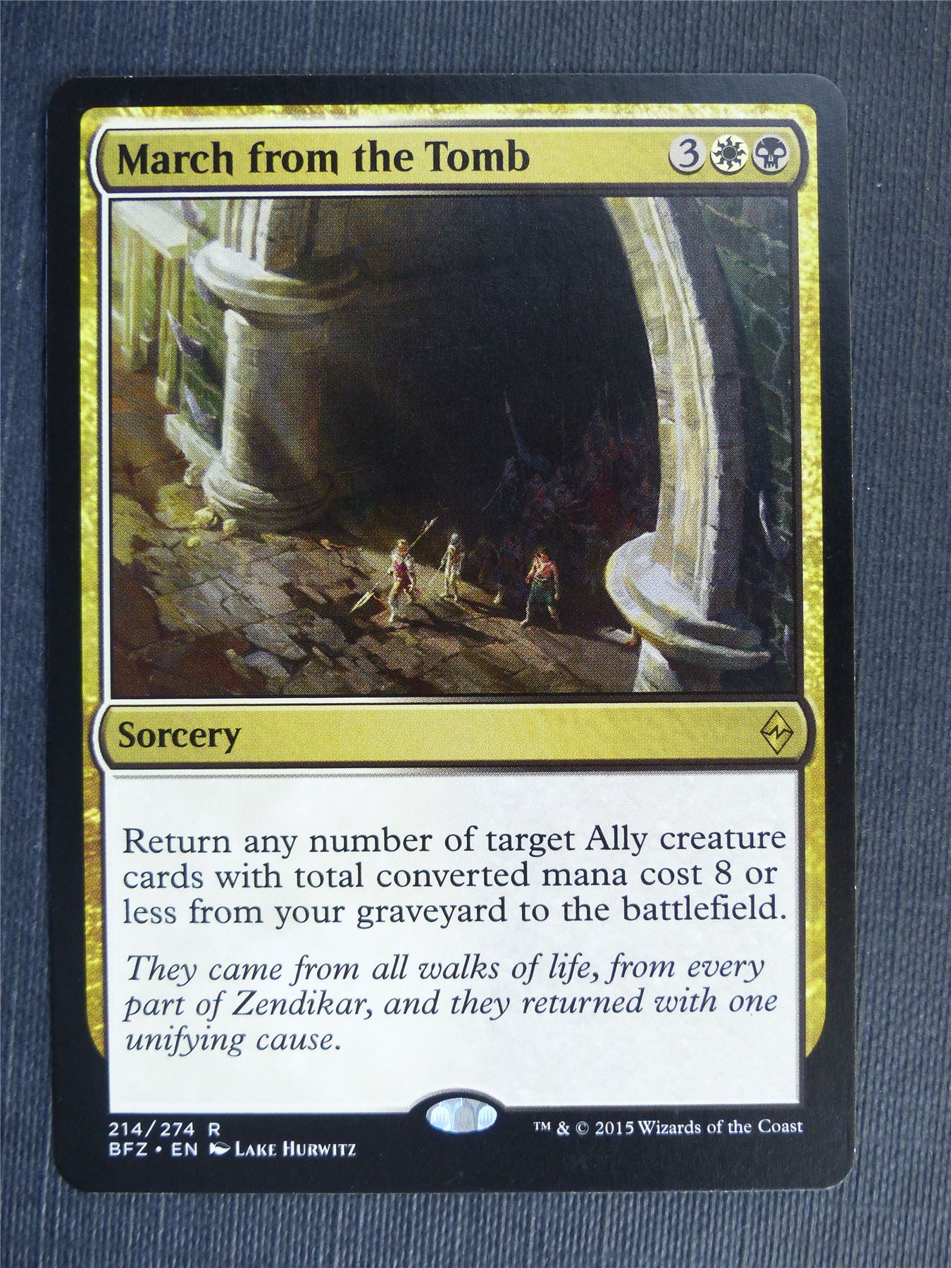 March from the Tomb - Mtg Magic Cards #Q2