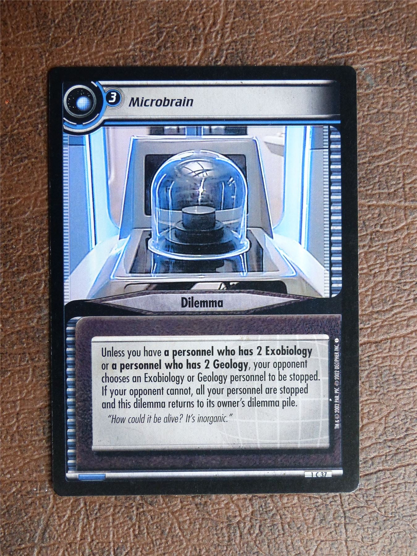 Microbrain - Star Trek CCG TCG Card #YO