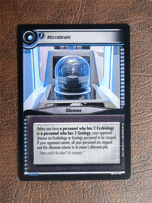 Microbrain - Star Trek CCG TCG Card #YO