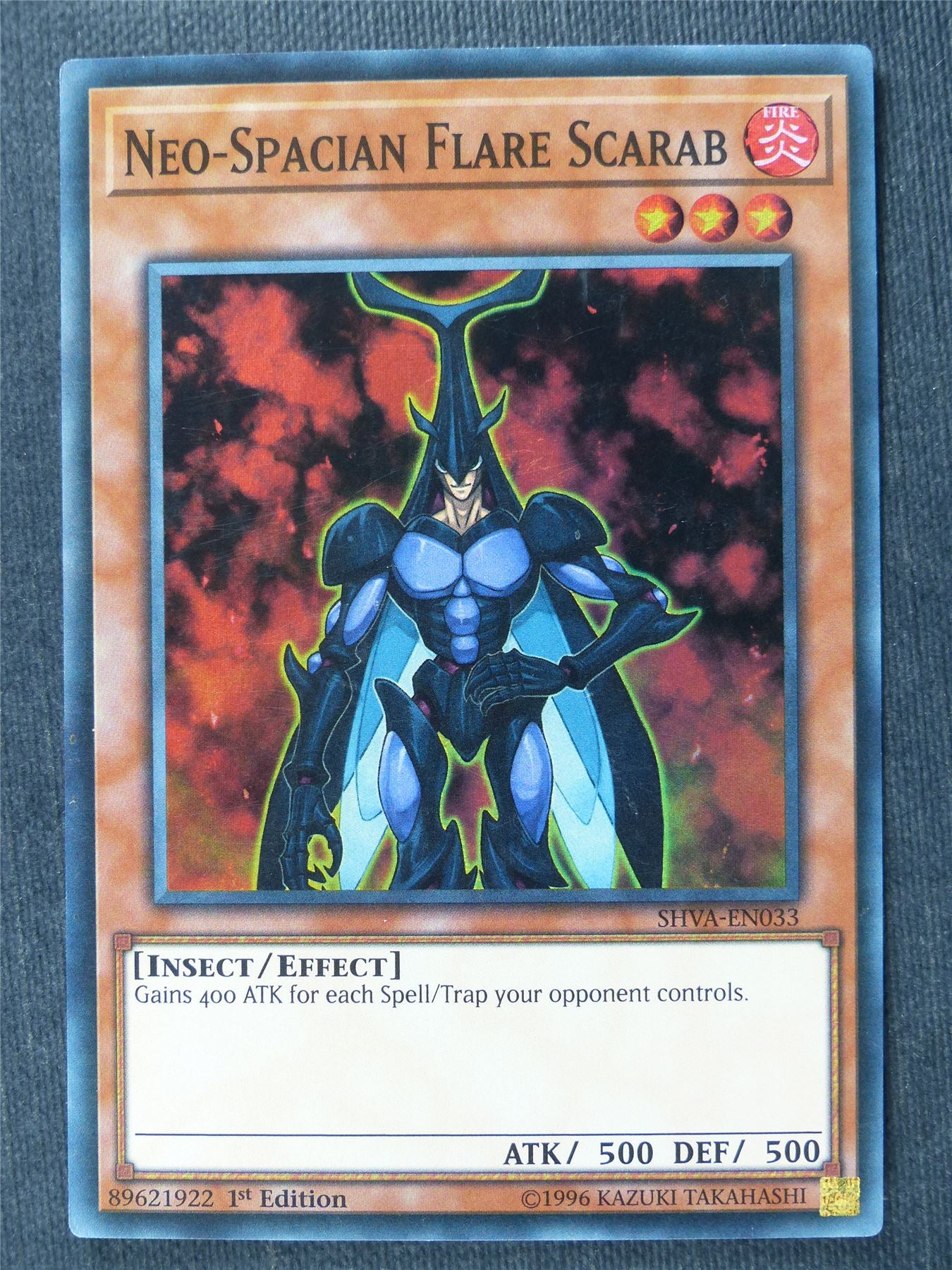 Neo-Spacian Flare Scarab SHVA Super Rare - 1st ed