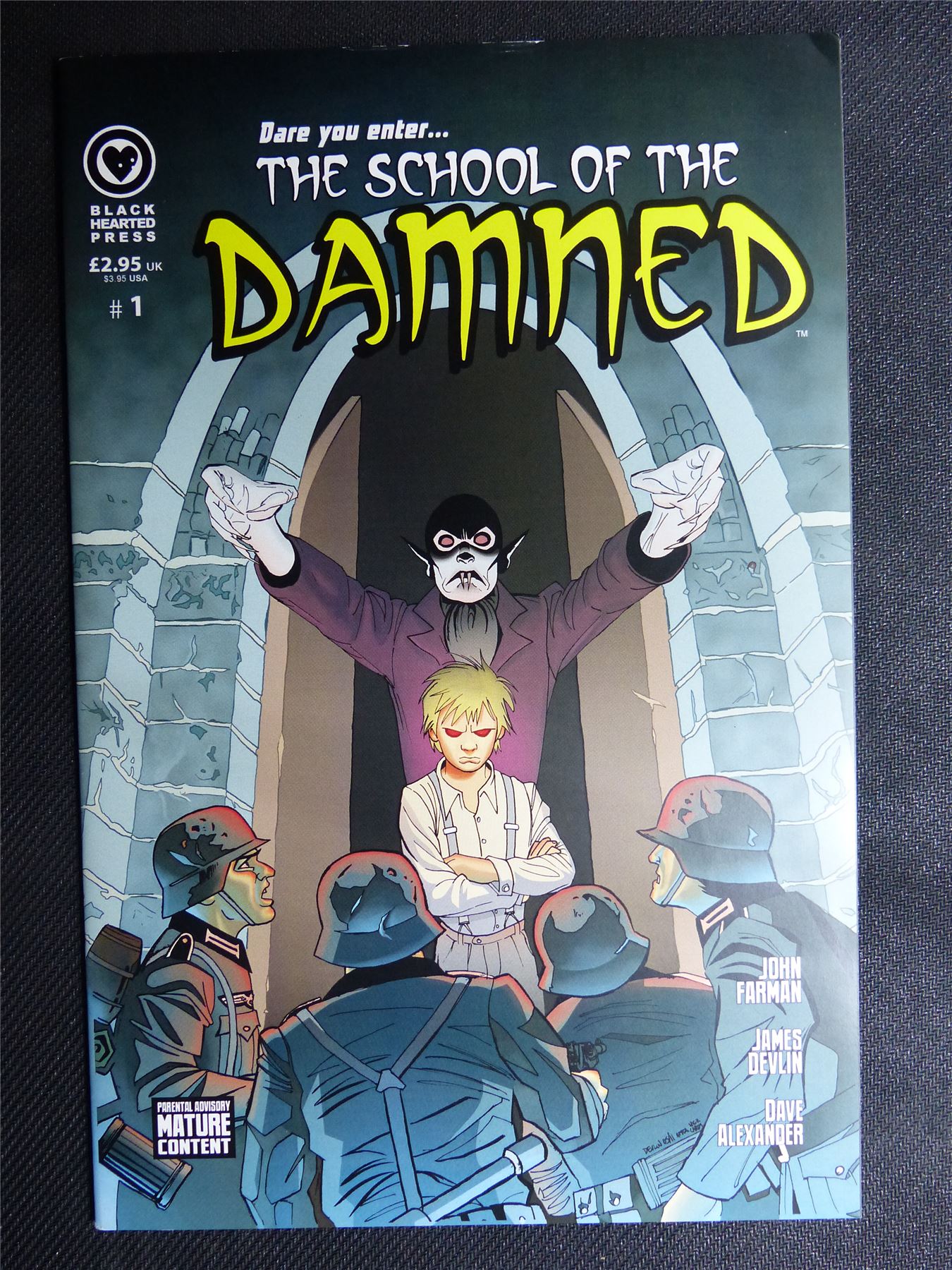 The SCHOOL of the Damned #1 - Black Hearted Comics #5W1