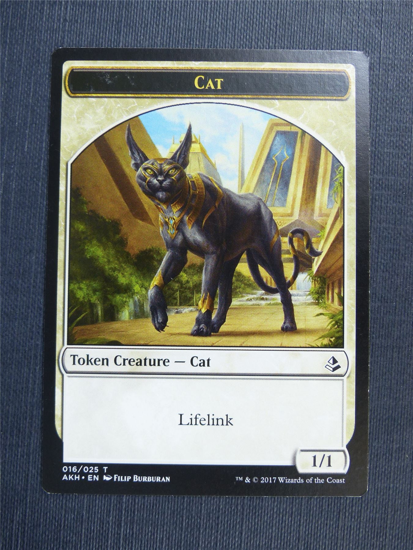 Sunscourge Champion / Cat - Mtg Magic Token Cards #4PA