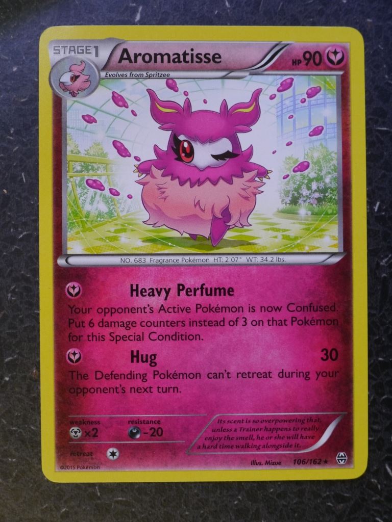 Pokemon Cards: ARTOMATISSE 106/162 RARE # 5I99