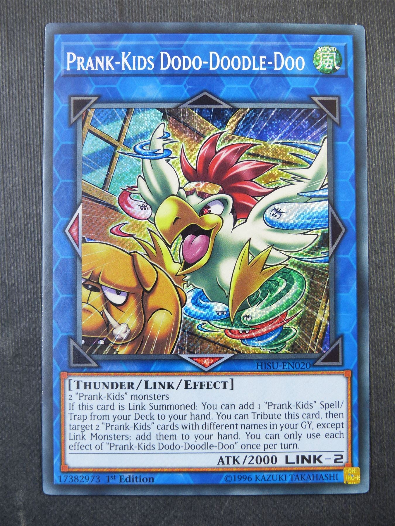 Prank-Kids Dodo-Doodle-Doo HISU Secret Rare - 1st ed Yugioh Card #2NQ