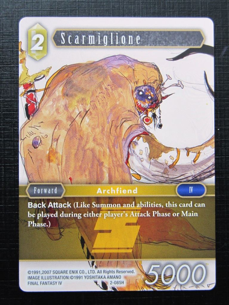 Final Fantasy Cards: SCARMIGLIONE 2-085H # 27F3