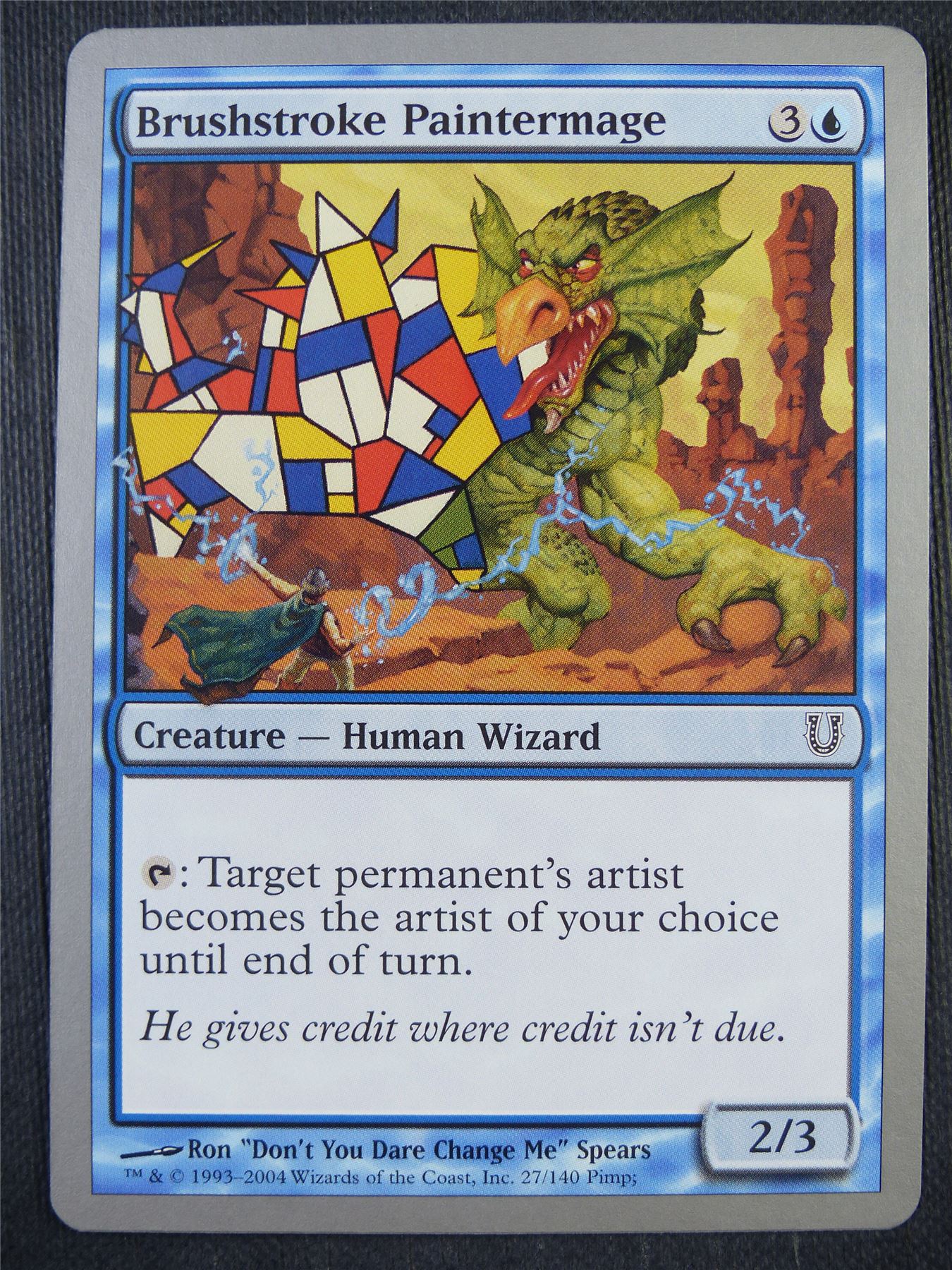 Brushstroke Paintermage - Mtg Card #9E5