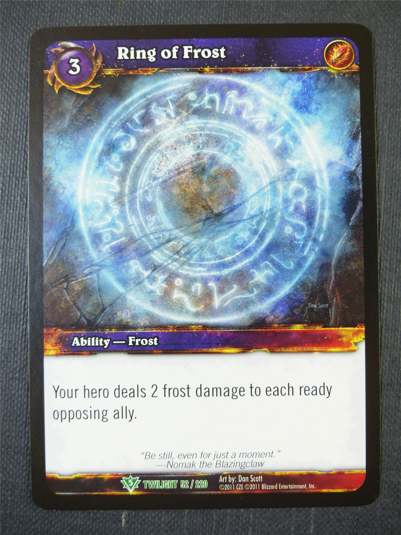 Ring of Frost 52/220 - WoW Card #14D