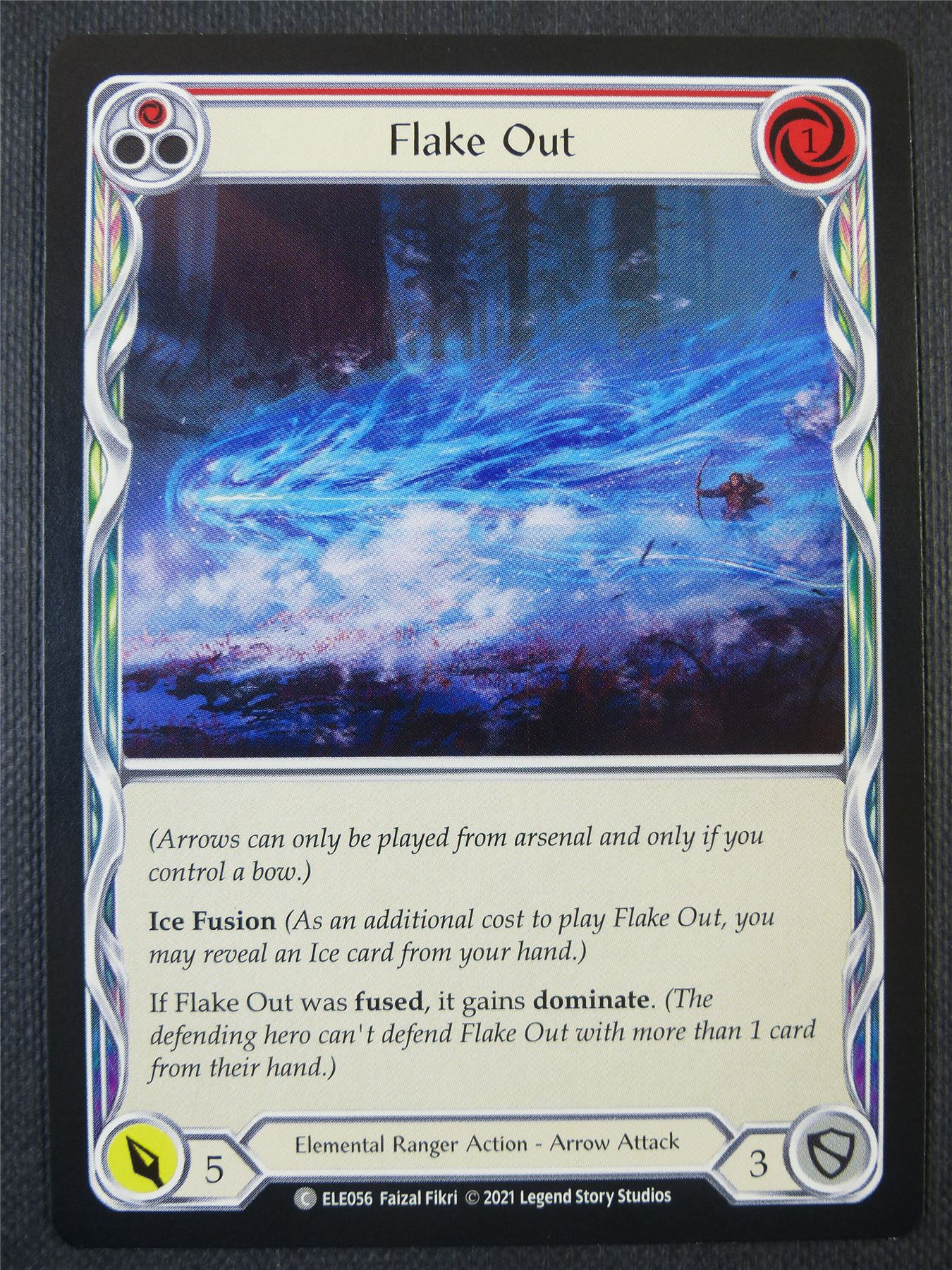 Flake Out - Red - Tales of Aria 1st ed - Flesh and Blood Card #63E