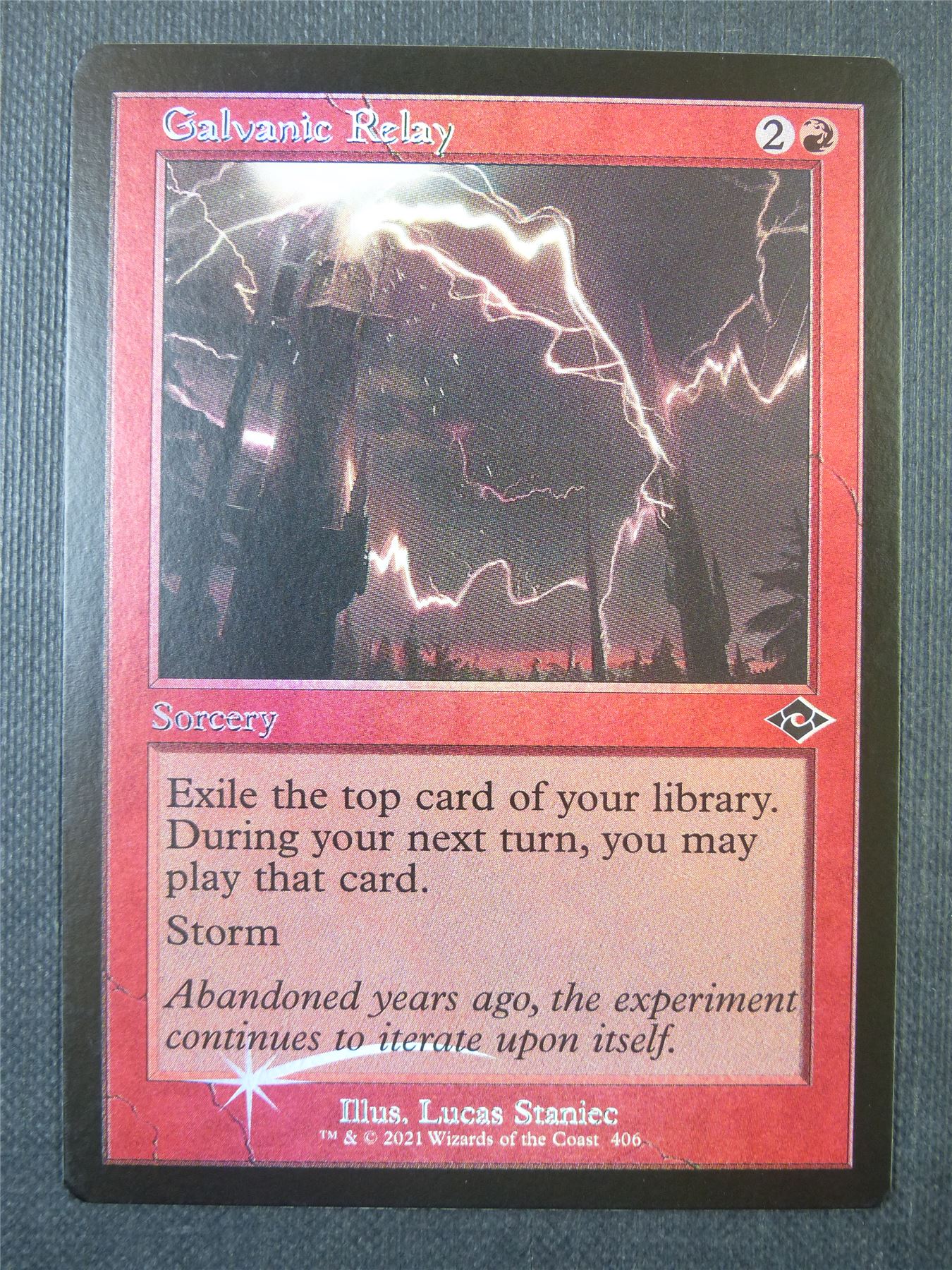 Galvanic Relay Retro Foil - Mtg Card #8RQ