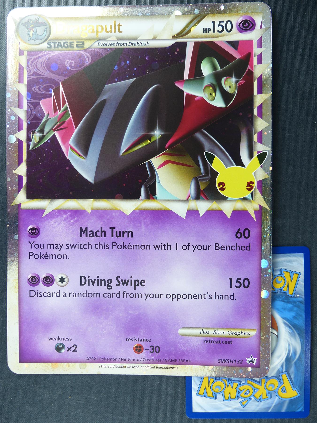 Dragapult SWSH132 Promo Holo Jumbo - Pokemon Card #1NP