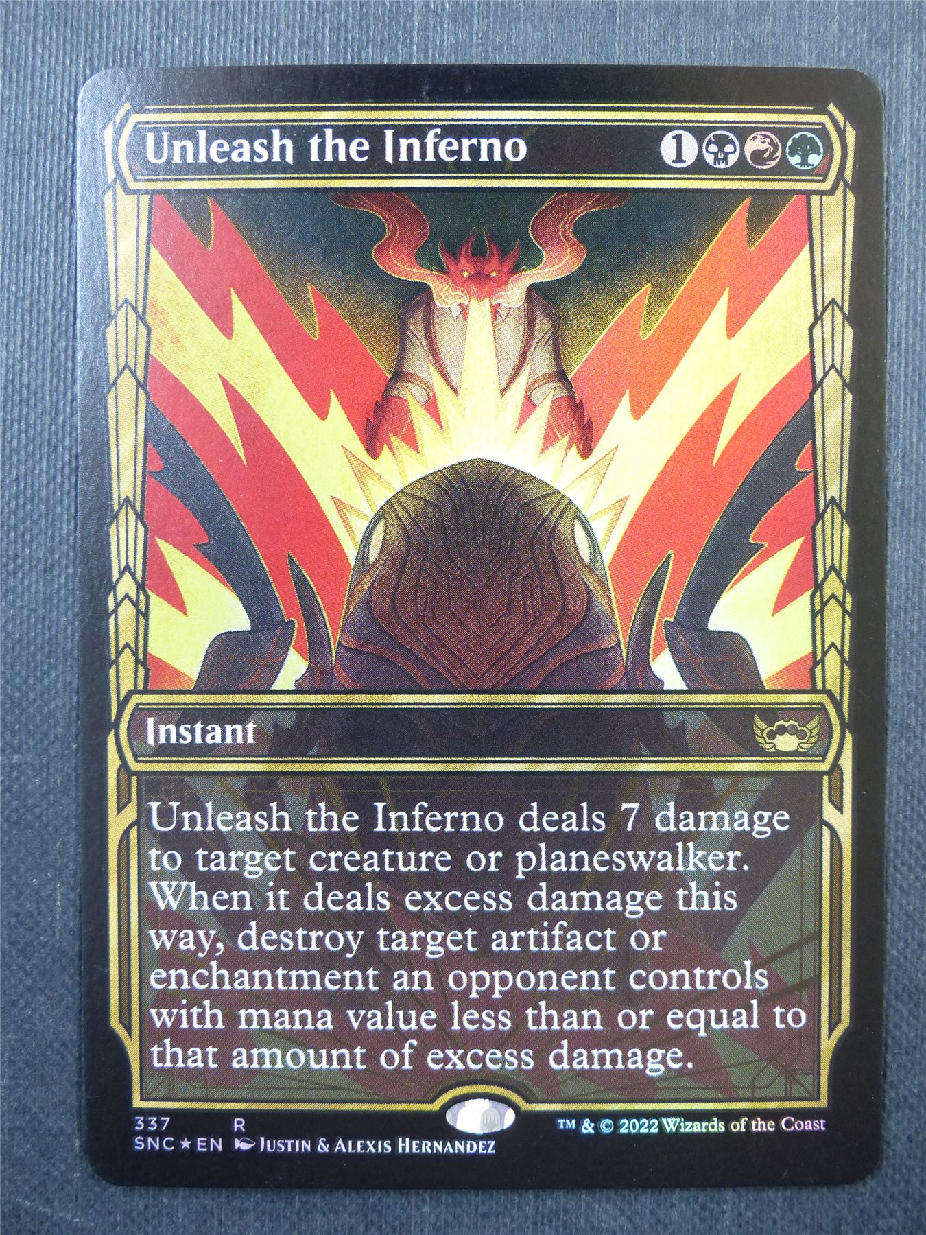 Unleash the Inferno Showcase Foil - Mtg Card #3UV
