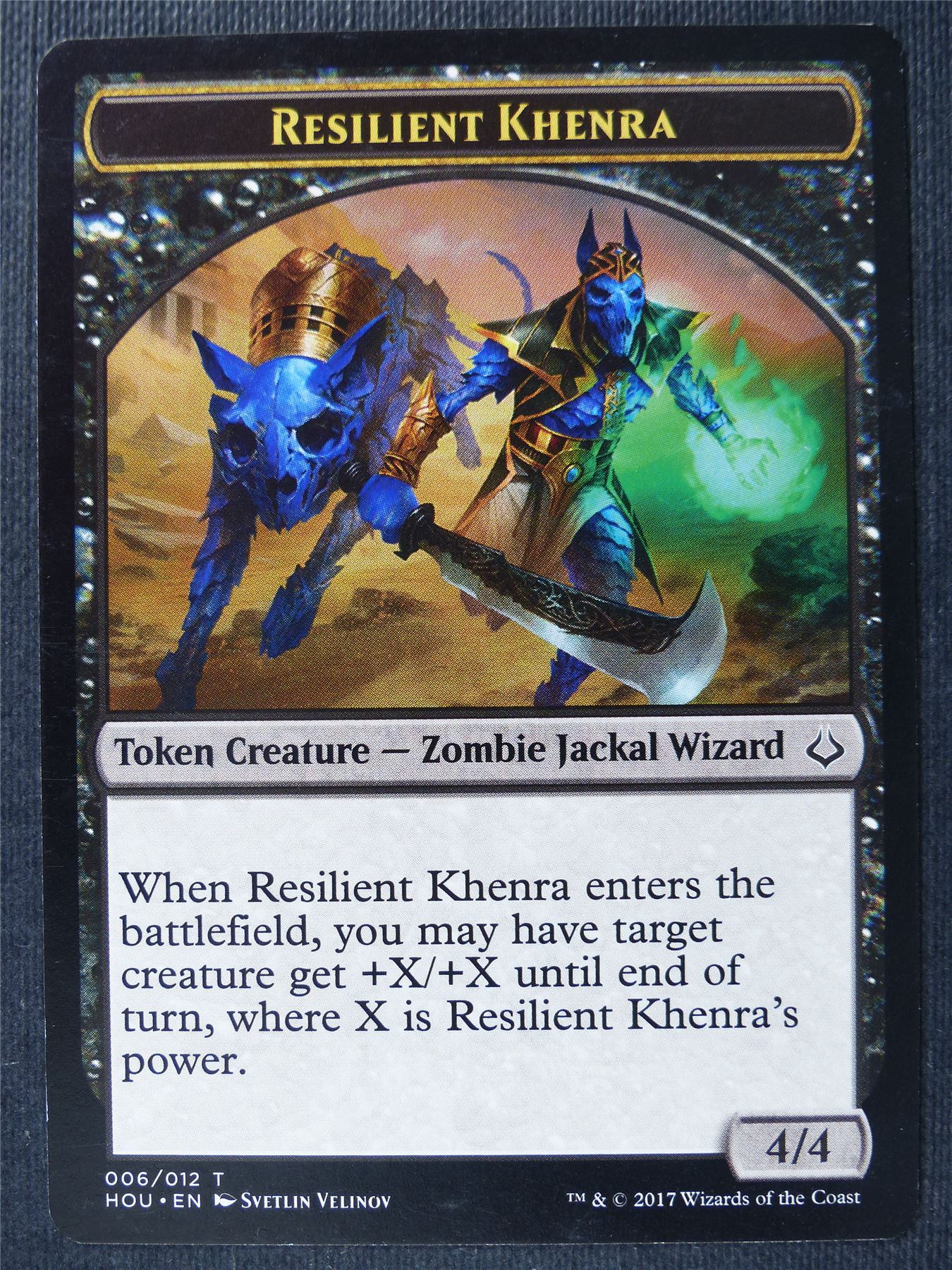 Resilient Khenra Token - Mtg Card #1WO