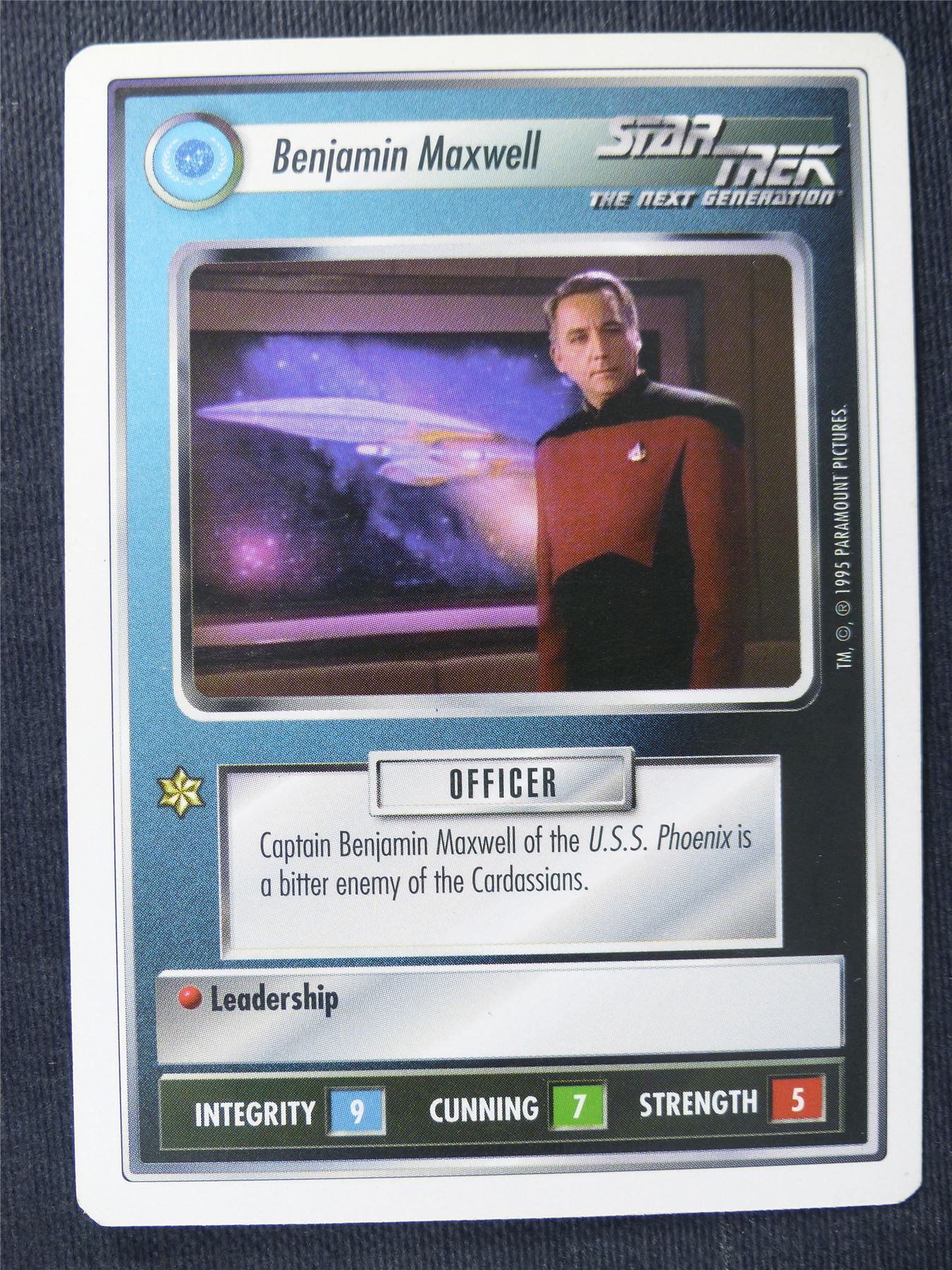 Benjamin Maxwell - NG - Star Trek Cards #122