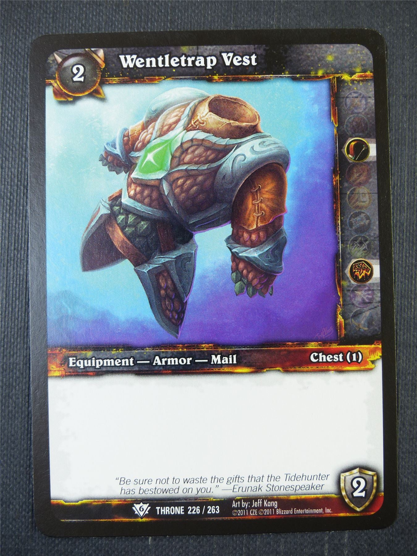 Wentletrap Vest 226/263 - WoW Card #1BK