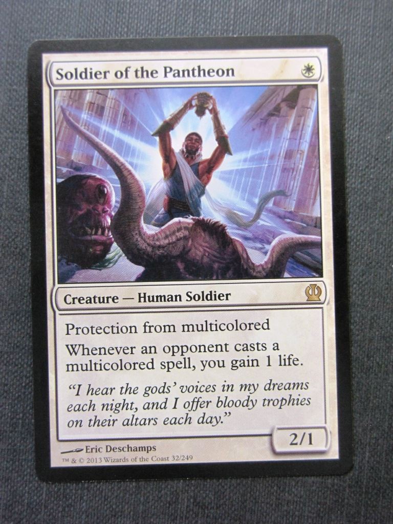 Soldier of the Pantheon - Mtg Magic Cards # 10A86