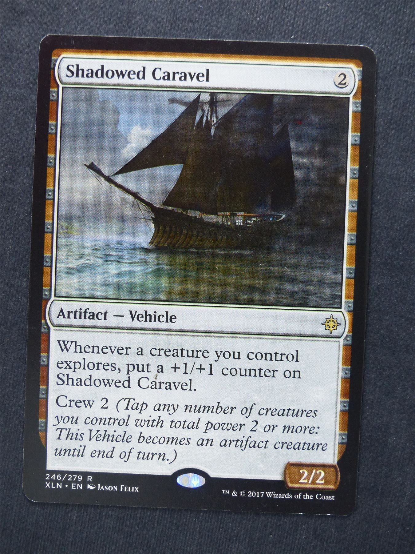 Shadowed Caravel - Mtg Magic Cards #6F