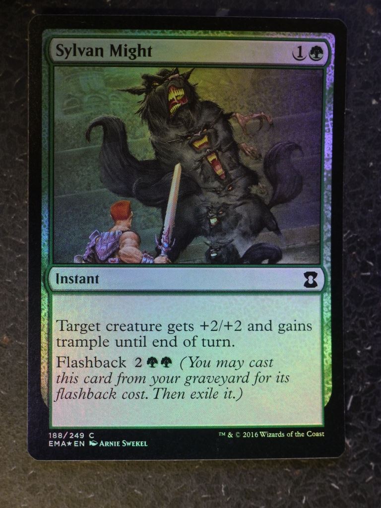 MTG Cards: SYLVAN MIGHT FOIL # 9H7