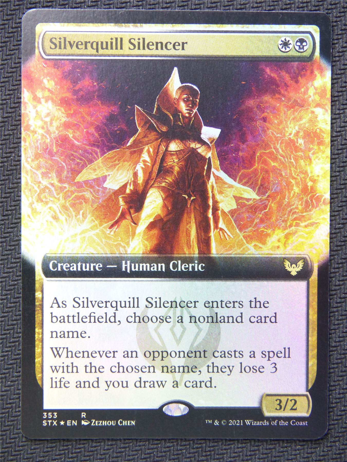 Silverquill Silencer Extended Art Foil - Mtg Card #4HR