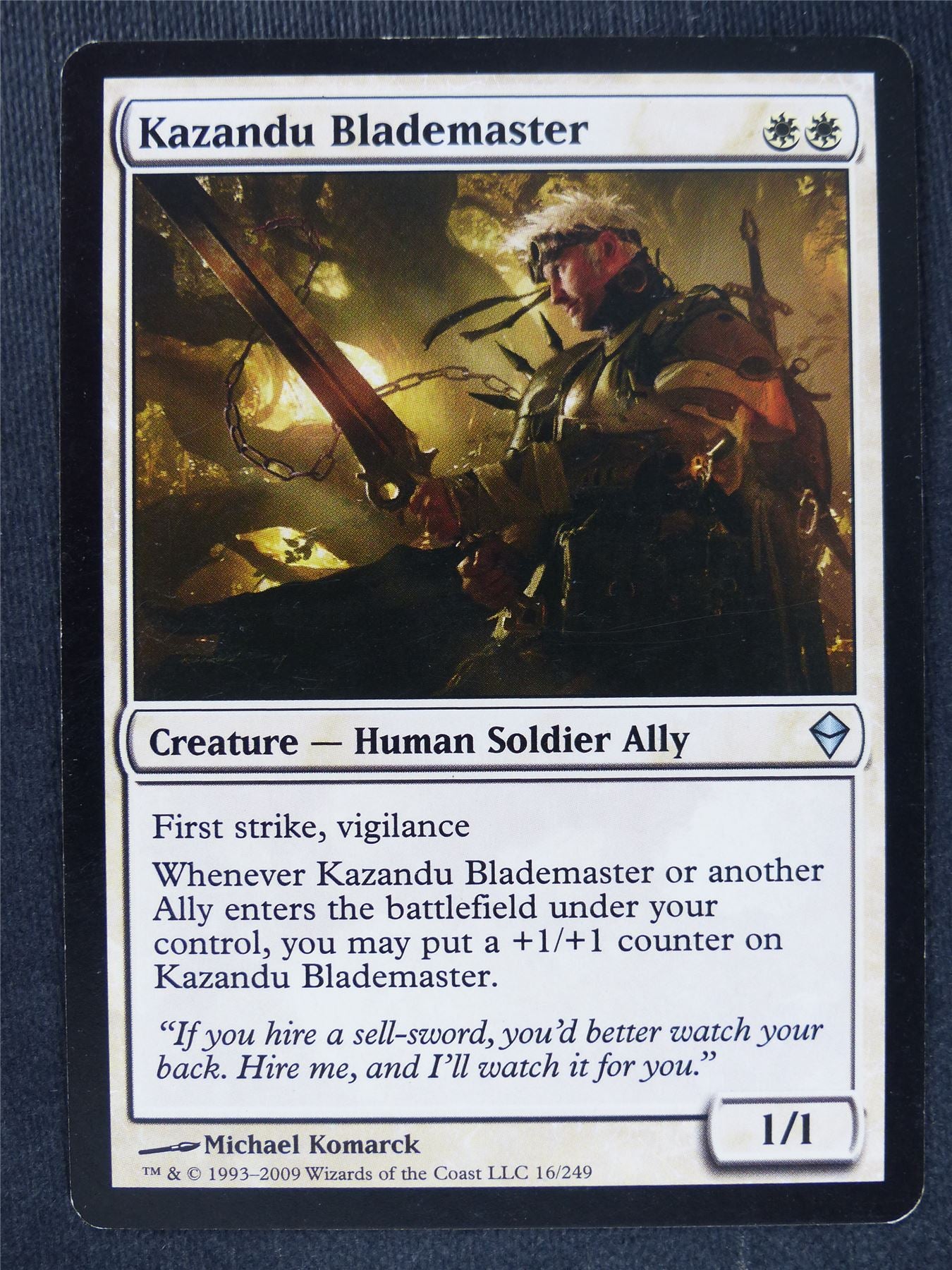 Kazandu Blademaster - Mtg Magic Cards #CX