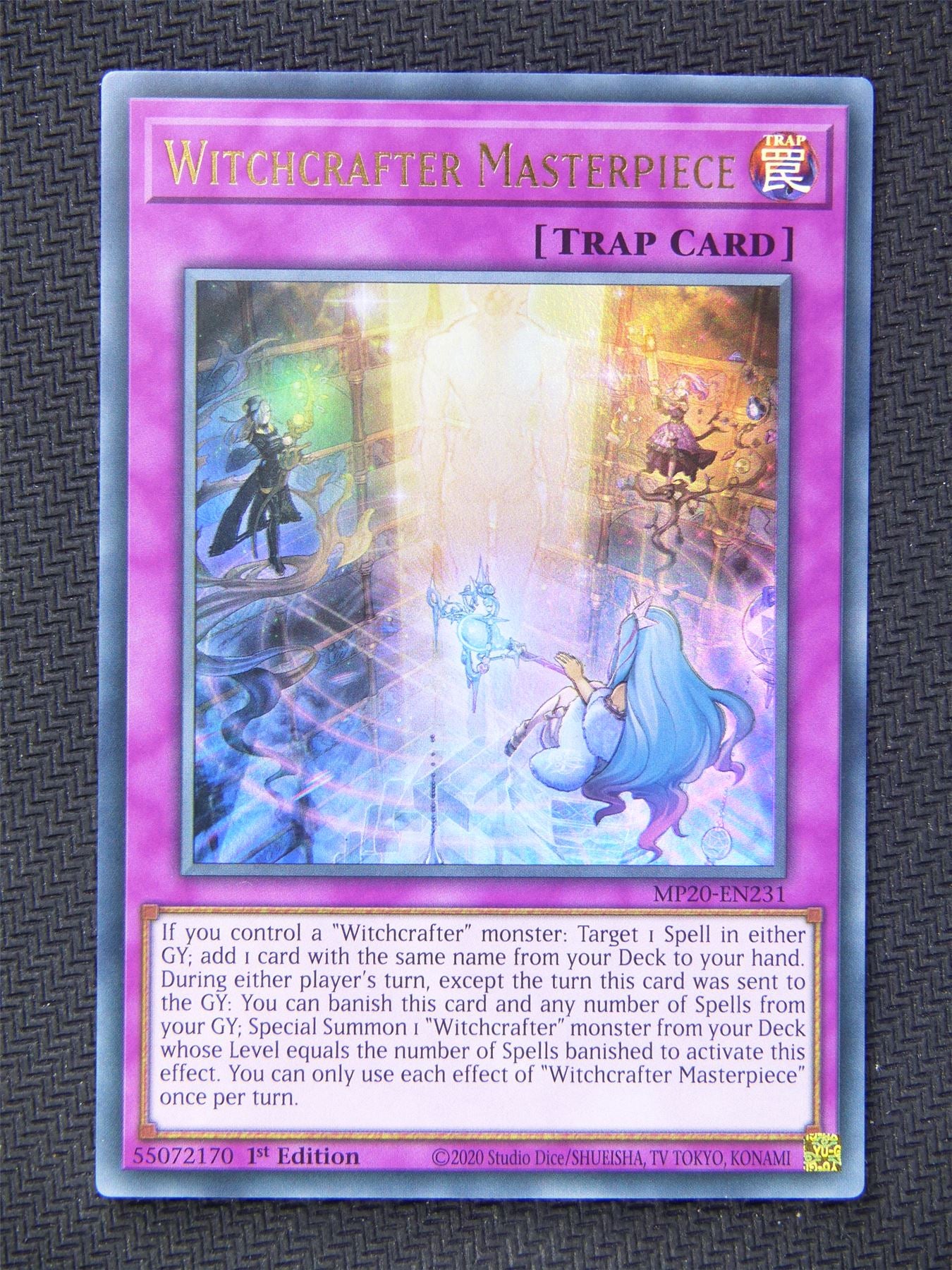 yugioh masterpiece card Witchcrafter Masterpiece MP20 Ultra Rare