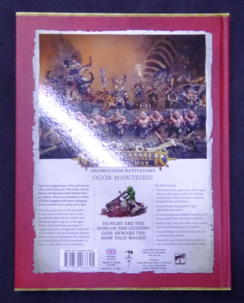 USED - Battletome - Ogor Mawtribes - Warhammer AoS 40k #2Z