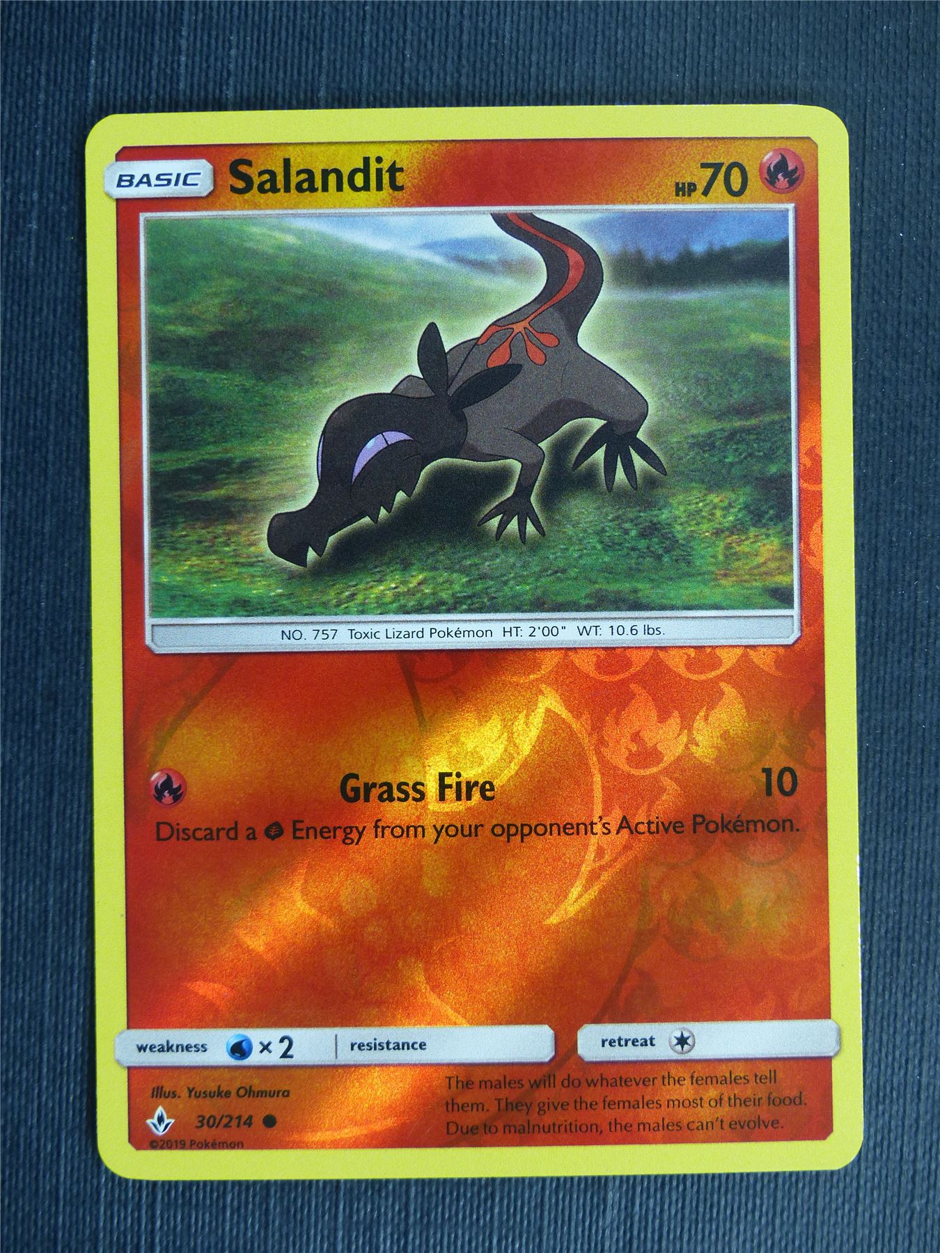Salandit 30/214 Reverse Holo - Pokemon Cards #1SH Salandit 30/214 Reverse Holo - Pokemon Cards #1SH