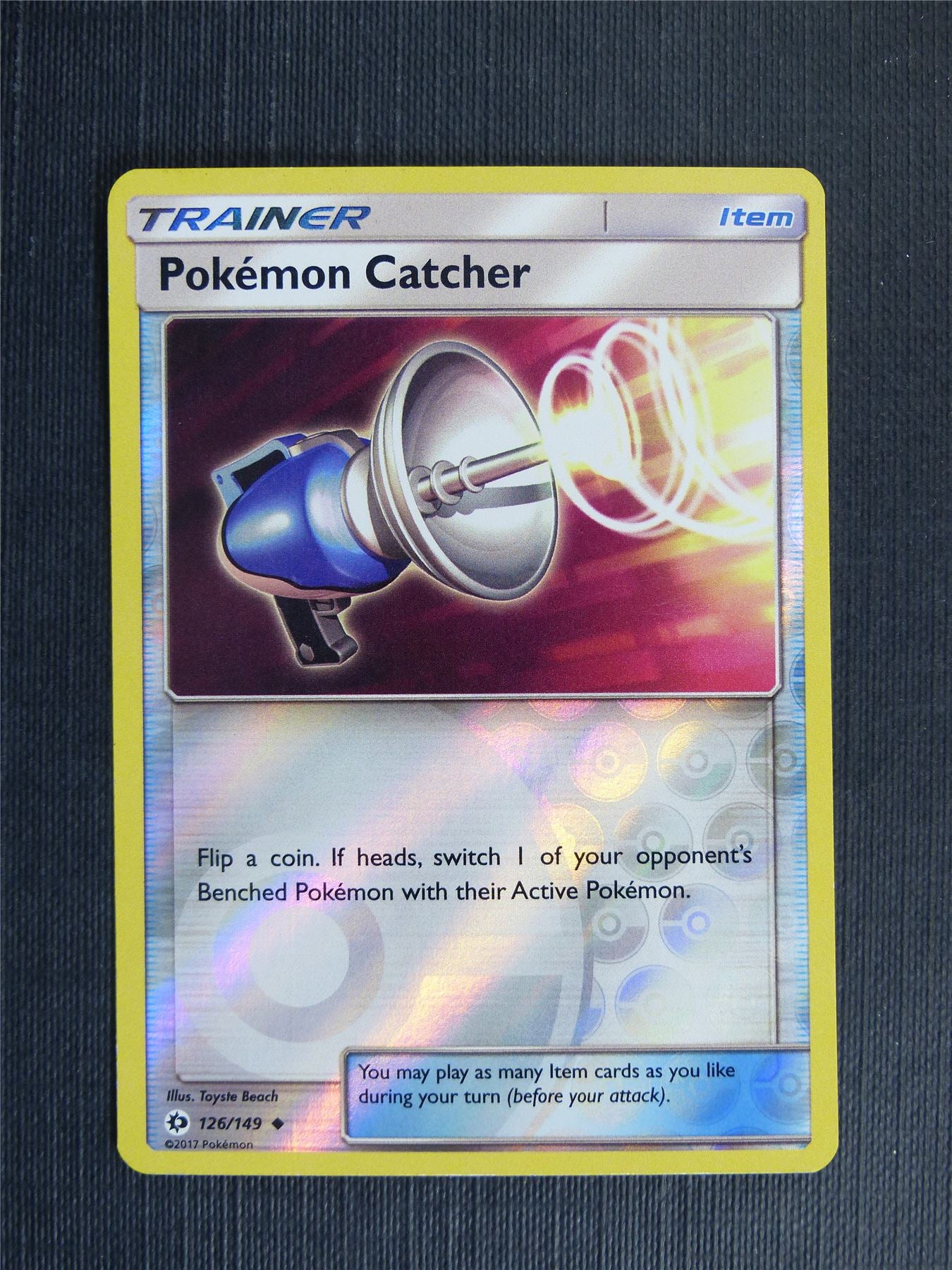 pokemon catcher card Pokemon Catcher 126/149 Reverse Holo