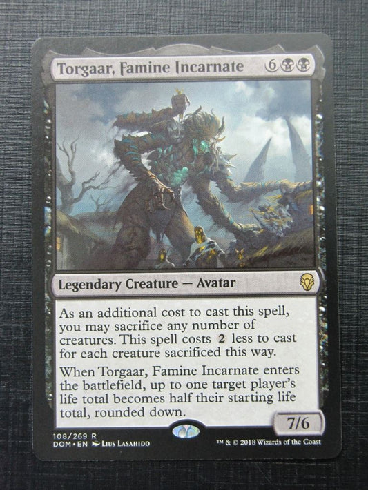 Torgaar Famine Incarnate - Mtg Magic Card # D54