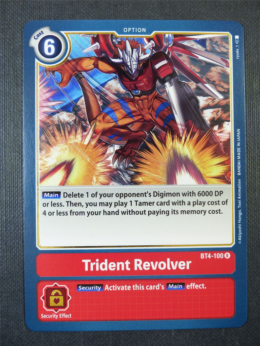 Trident Revolver Bt4-100 R - Digimon Card #21A