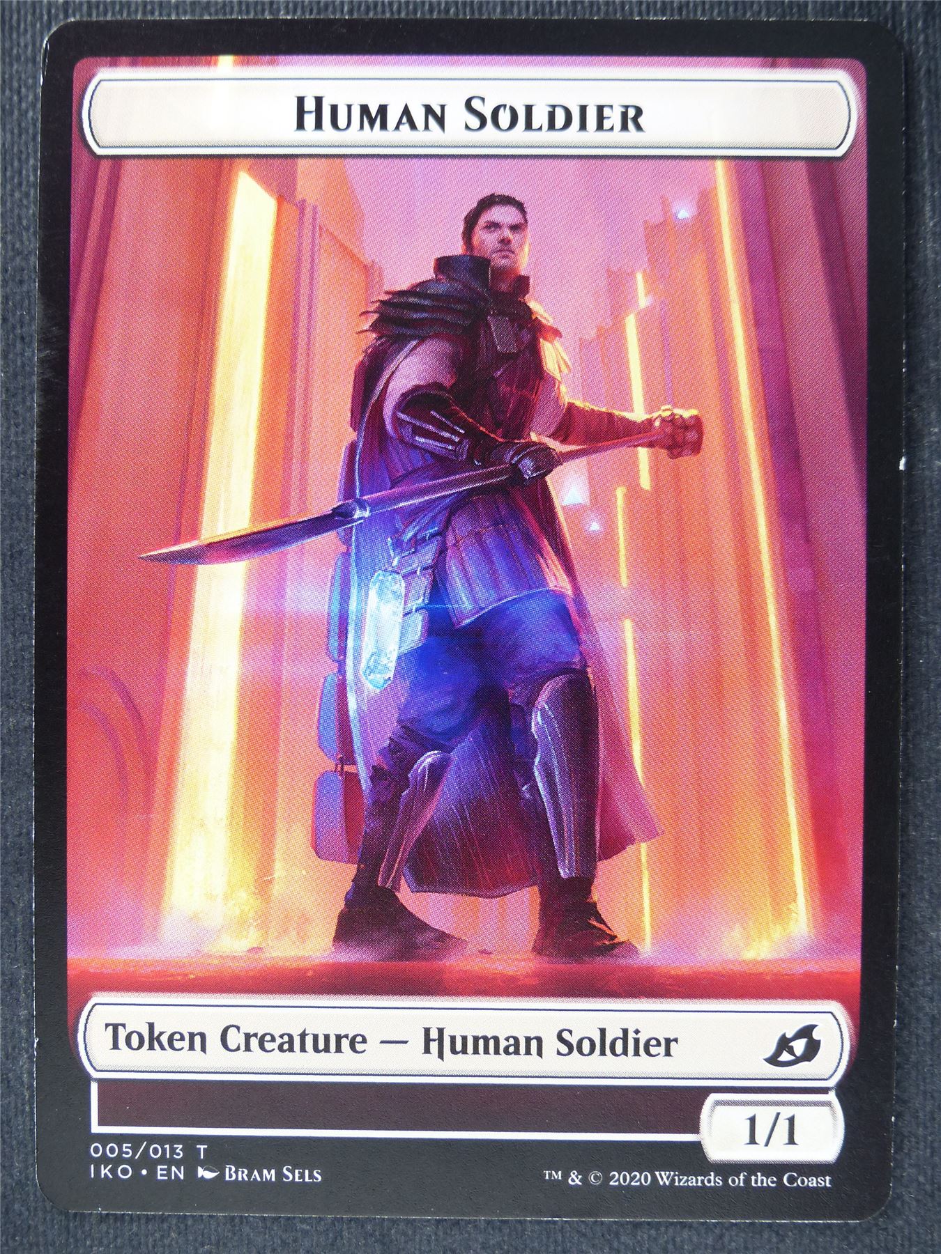 Human Soldier Token - Mtg Magic Cards #TJ