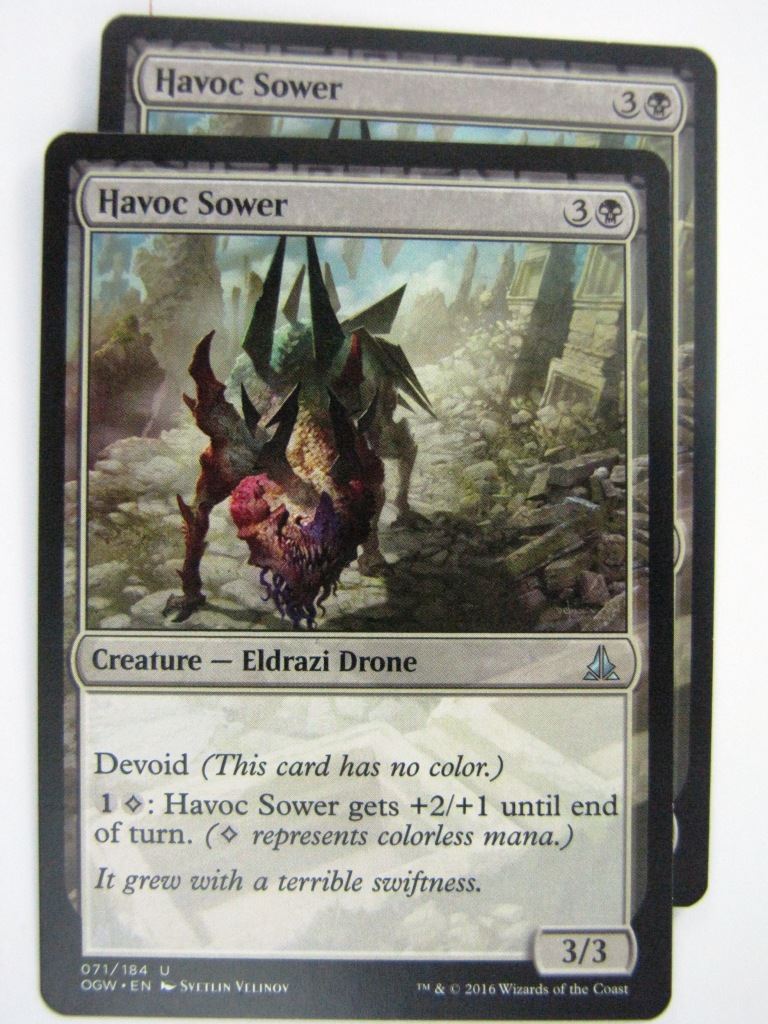MTG Magic Cards: Oath of the Gatewatch: HAVOC SOWER x2 # 4J66 Archeron MTG Magic Cards: Oath of the Gatewatch: HAVOC SOWER x2 # 4J66 Archeron