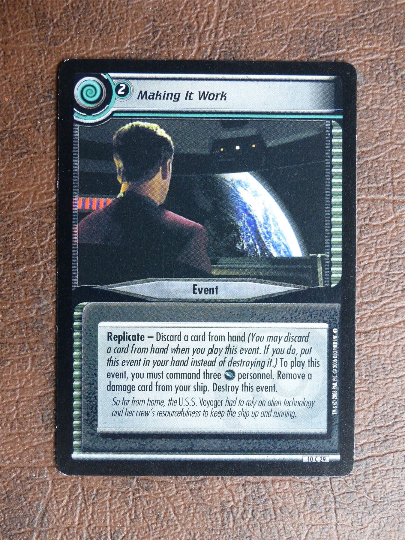 Making It Work - Star Trek CCG TCG Card #YE