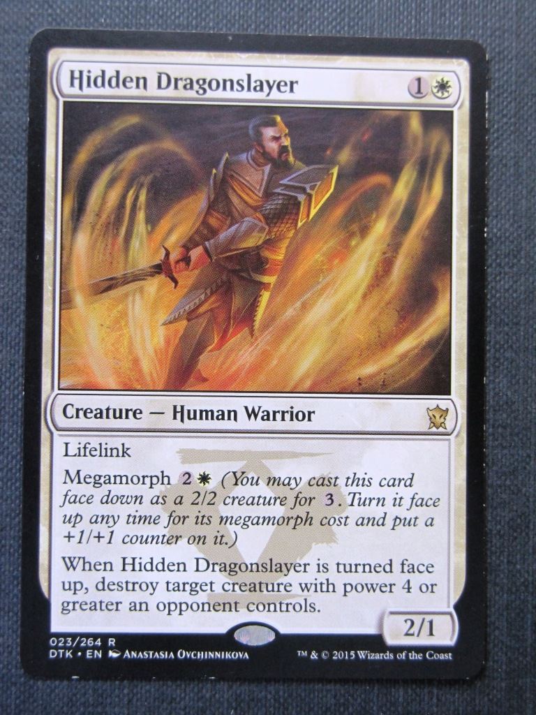 Hidden Dragonslayer - Mtg Magic Cards # 3D42