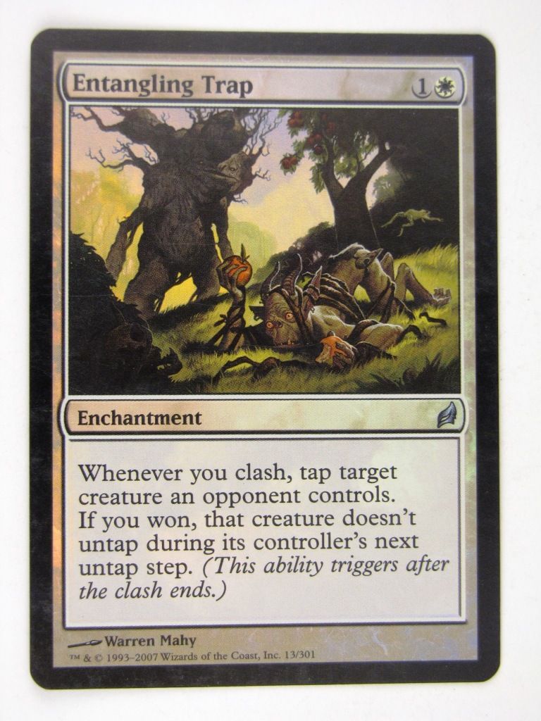 Mtg FOIL - ENTANGLING TRAP - played