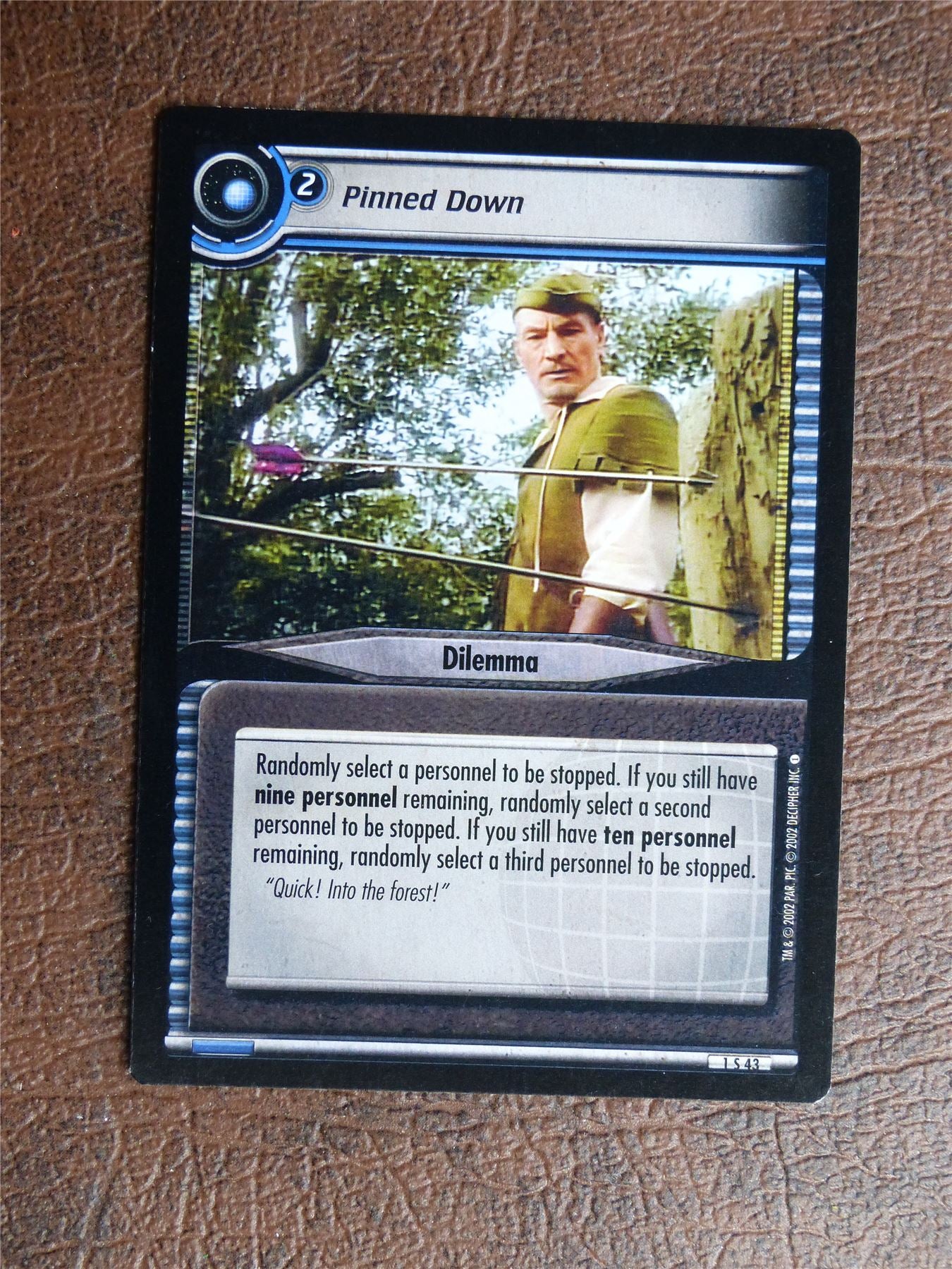 Pinned Down - Star Trek CCG TCG Card #YF