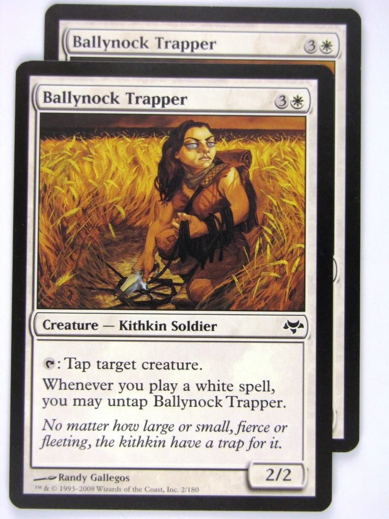 MTG Magic: The Gathering Cards: BALLYKNOCK TRAPPER x2: EVE