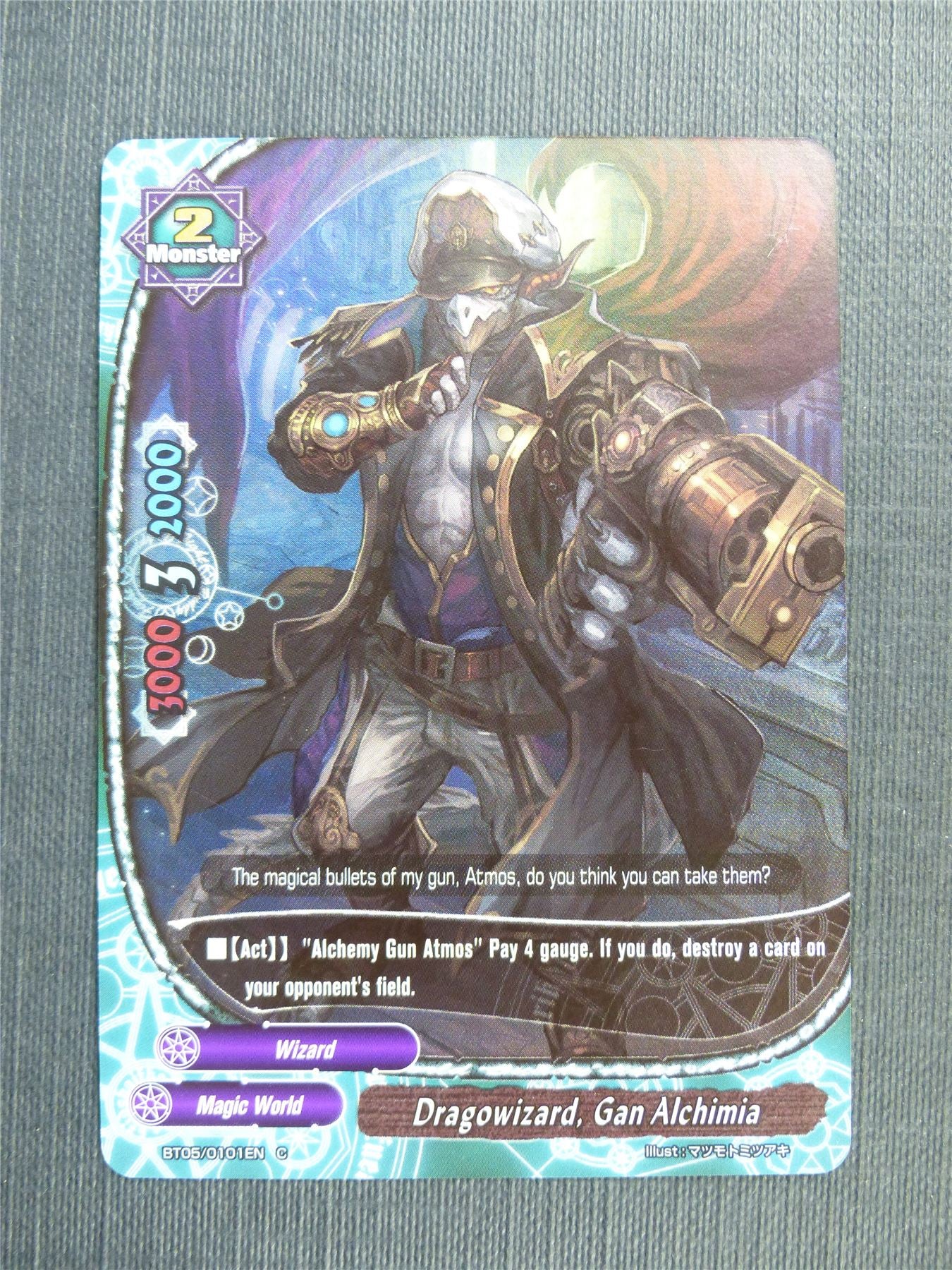 Dragowizard Gan Alchimia C Foil - Buddyfight Cards #4ZC